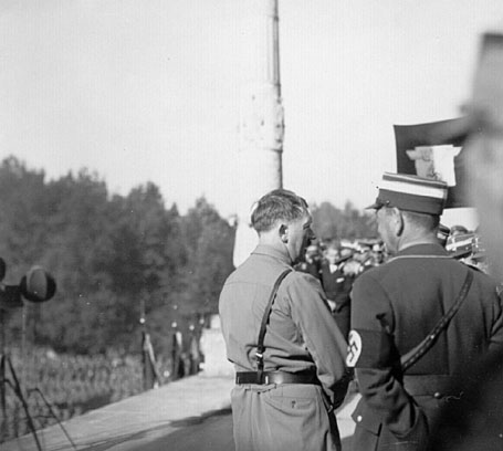 Adolf Hitler at Kelheim's Befreiungshalle